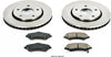 Front KOE3118 Stock Replacement Brake Pad and 302Mm Rotor Kit Autospecialty for Single Piston Caliper Models