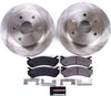 Front KOE2009 Stock Replacement Brake Pad and Rotor Kit Autospecialty