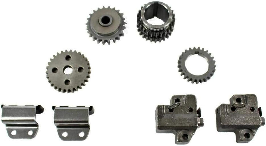 DNJ TK174A Timing Chain Kit for 2006-2015 Hyundai, Kia/Borrego, Genesis, Genesis Coupe, Santa Fe, Sedona, Sonata, Sorento 3.3L, 3.5L, 3.8L DOHC V6 24V VIN 1, VIN D,