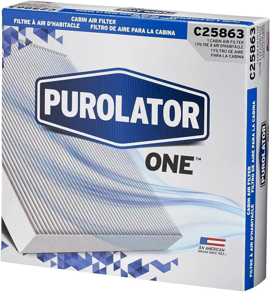 C25863 one Advanced Cabin Air Filter Compatible with Select Subaru, Toyota, Scion, Honda