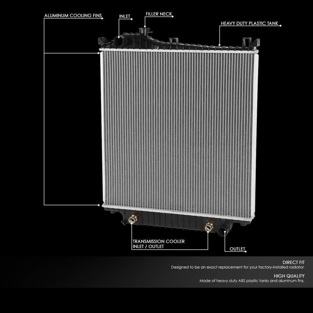 OEM-RA-2816 OE Style Aluminum Cooling Radiator Compatible with 2006 Explorer 4.0 4.6 AT, 23-1/16" W X 24" H X 1-1/4" D, 1-1/2" Inlet / 1-1/2" Outlet