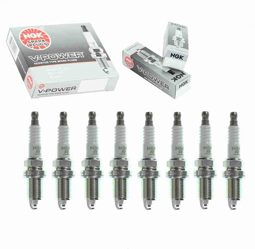 8 Pc NGK V-Power Spark Plugs Compatible with Dodge Durango 4.7L V8 2000-2007