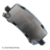 Beck Arnley Rear Disc Brake Pad Set for Odyssey, MDX (085-7078)