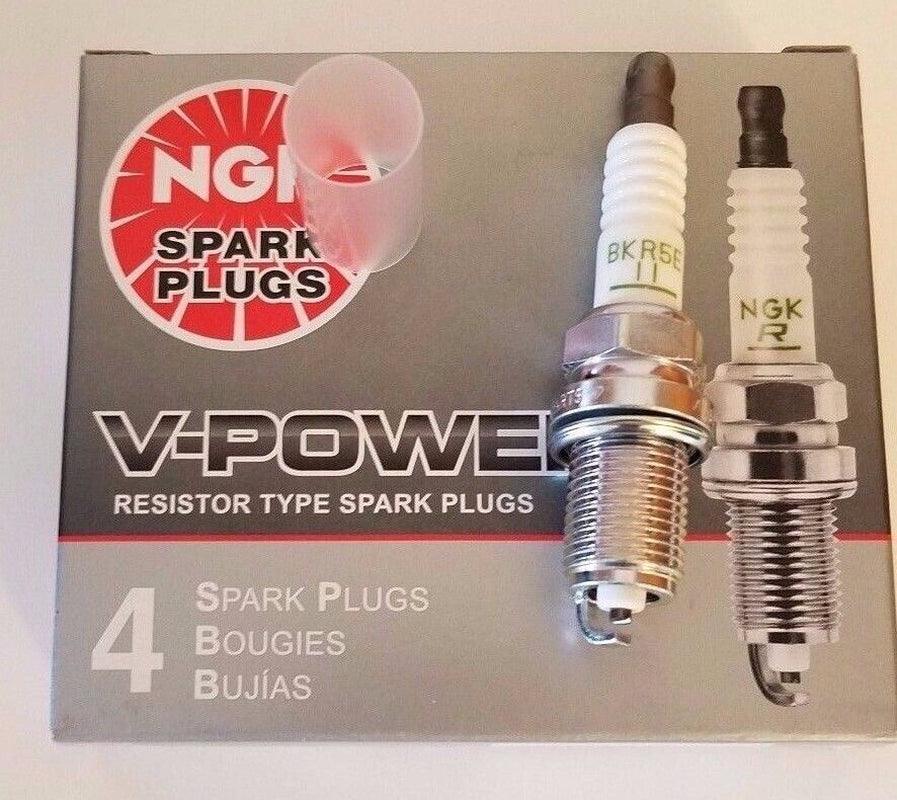 4 NGK SPARK PLUGS BKR5E-11 6953 V-POWER