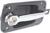 for International 4400 Exterior Door Handle 2008 09 10 11 2012 Front Driver Side Black Bezel W/Chrome Lever | W/Key Hole| Trim: Base