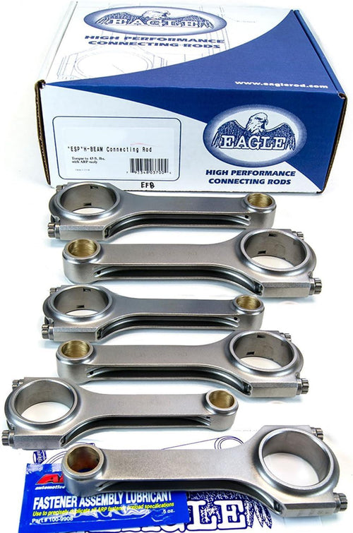 Eagle Forged Steel H-Beam Connecting Rods Compatible with 1986-92 Toyota Supra 7MGTE Engine
