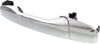 Front or Rear Exterior Door Handle Set of 2 Compatible with 2011-2014 Ford Edge, Fits 2011-2017 Ford Explorer Chrome Driver and Passenger Side