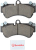 Brembo Front Disc Brake Pad Set for G550 4X4, Cayenne, Touareg (P85069N)