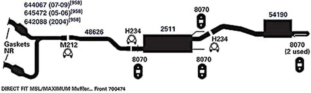 642088 Catalytic Converter