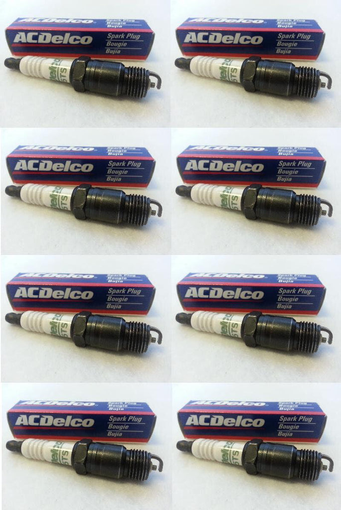 8X AC Delco OEM R45TS Spark Plug