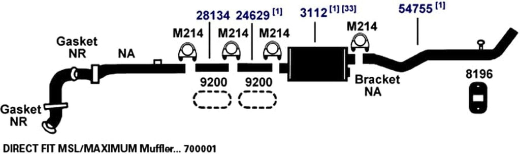 28134 Exhaust Pipe