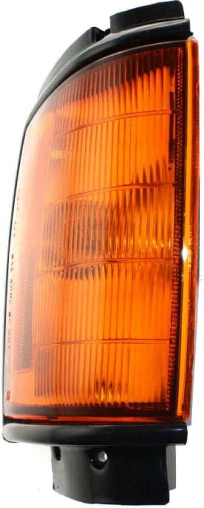 Compatible with Toyota 4Runner / Pickup Corner Light 1984 1985 1986 Passenger Side | W/Black Trim | Amber Lens | TO2521158 | 8161089143