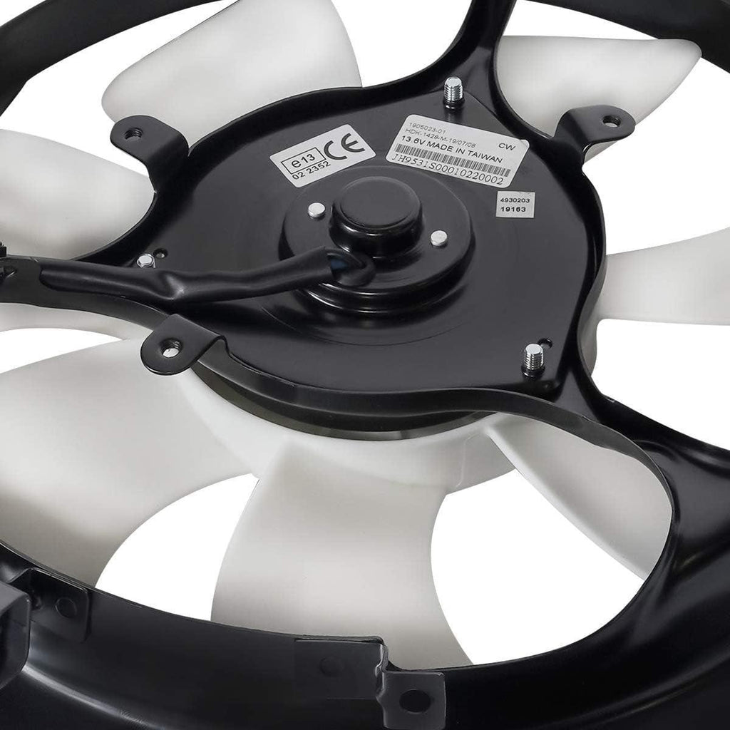 OEM-RF-0183 Factory Style Radiator Cooling Fan Assembly Cooling Efficiency Improved Direct Replacement [Compatible with 2006-2011 Civic 1. 8L]
