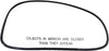 Dorman  Passenger Side Door Mirror Glass for Select Kia Models