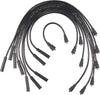 5043K Spark Plug Wires - 8Mm Super Stock Spiral CUST BK
