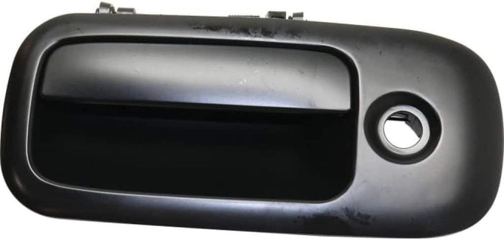 for GMC Savana 1500 Exterior Door Handle Front, Driver Side Smooth Black (2010-2014) | with Key Hole| Trim:All Submodels