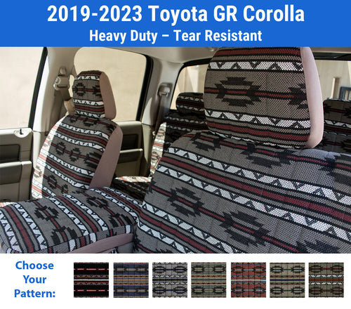 Southwest Sierra Seat Covers for 2019-2023 Toyota GR Corolla