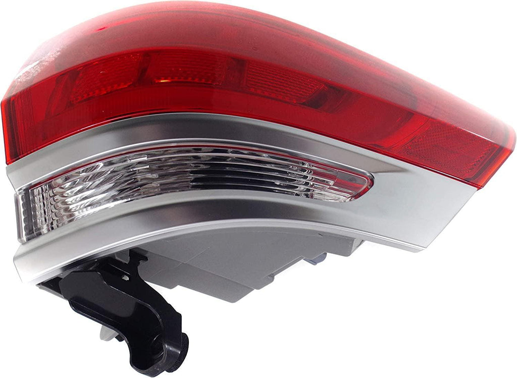 Tail Light Assembly Compatible with 2014-2018 Jeep Grand Cherokee Outer with Platinum Trim Passenger Side