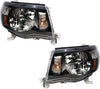 Performance Headlight Set Black for 05-11 Tacoma Pickup Truck