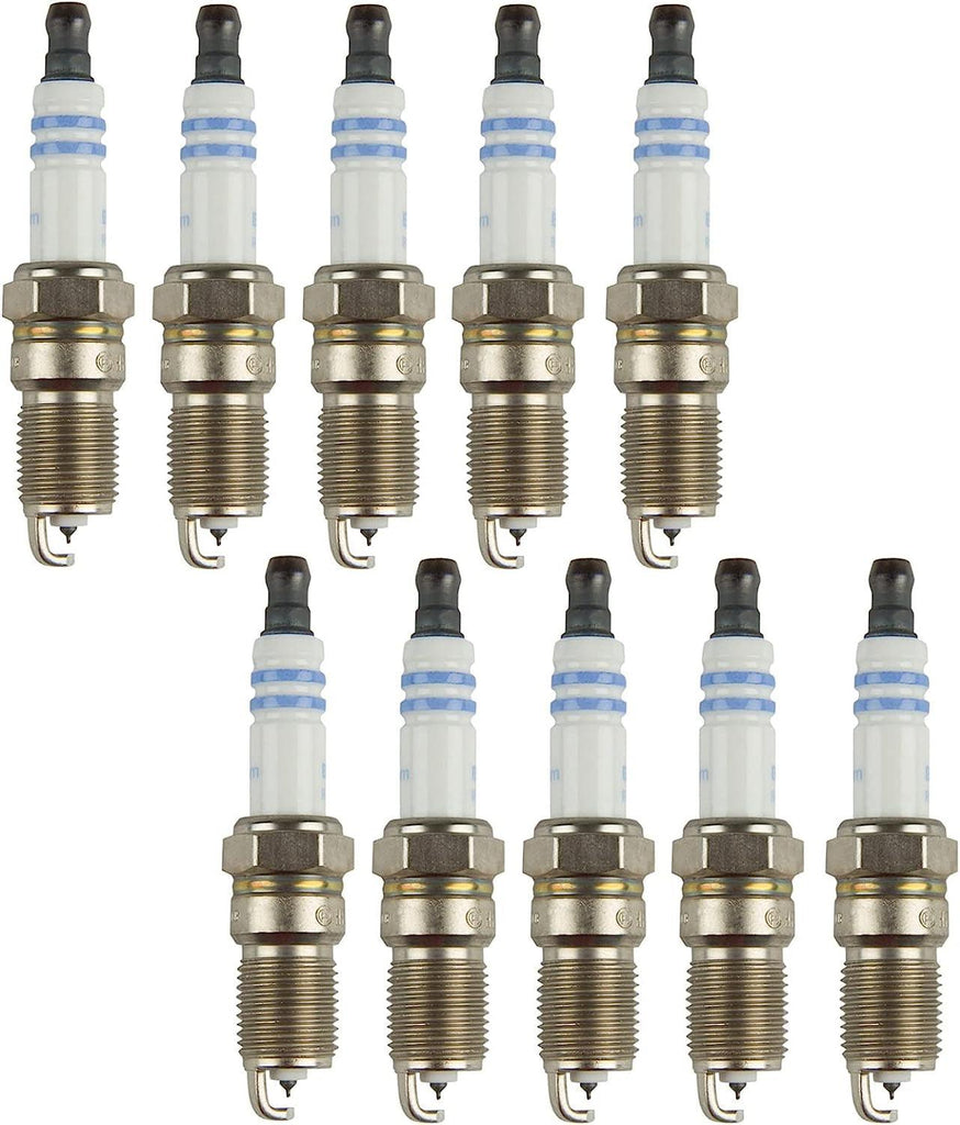 Premium OE Fine Wire Set 10 Double Iridium Spark Plugs for Ford F53 Excursion V10