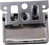 for Ford E-250 Econoline Interior Door Handle Rear, Driver Side - Side Hinged Door Chrome (1988-2002) | Trim: Custom/Xl