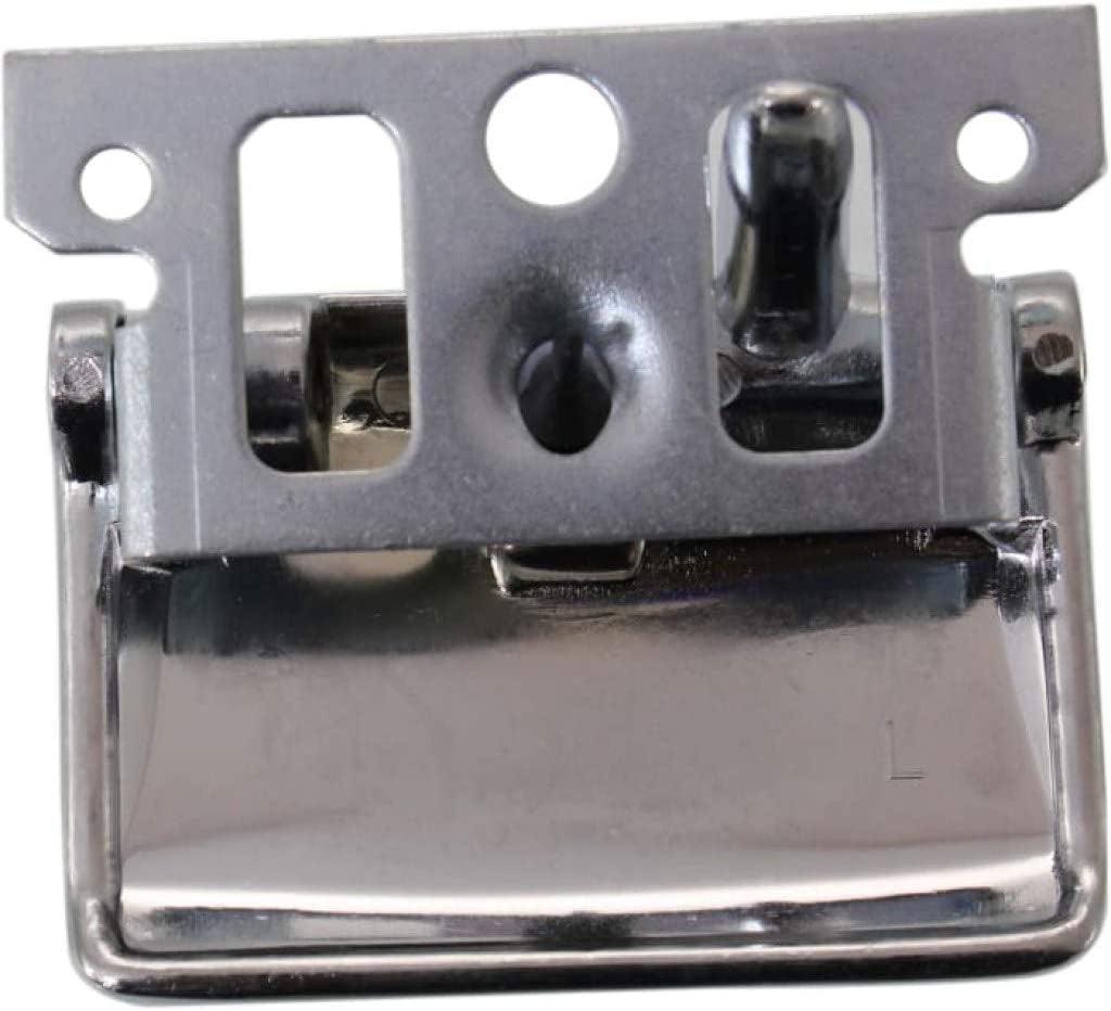 for Ford E-250 Econoline Interior Door Handle Rear, Driver Side - Side Hinged Door Chrome (1988-2002) | Trim: Custom/Xl