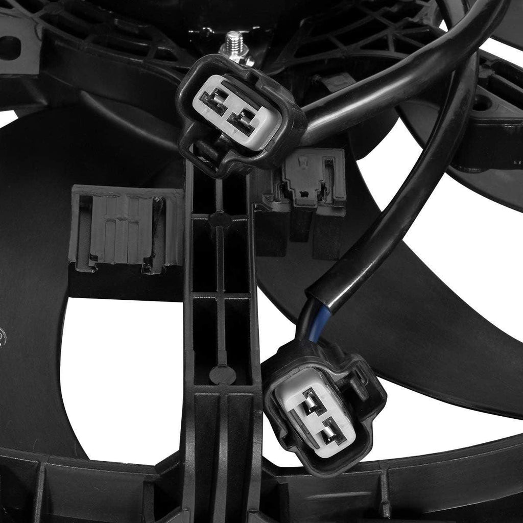 OEM-RF-0244 Factory Style Radiator Cooling Fan Assembly Cooling Efficiency Improved Direct Replacement [Compatible with 2011-2013 Juke]