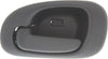 Interior Door Handle Set Compatible with 1998-2004 Dodge Intrepid Rear, Driver and Passenger Side Textured Black Sedan