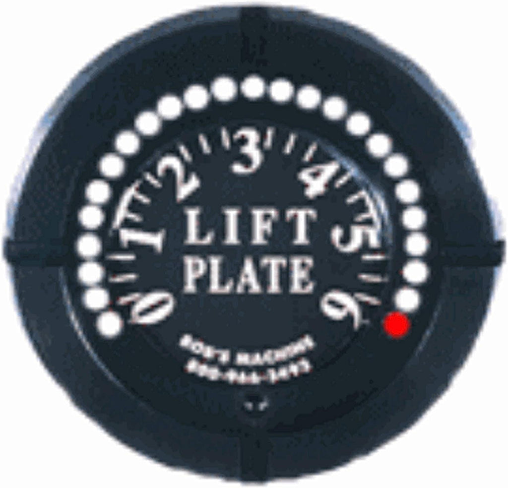 110-301000 Action Lift Plate LED Gauge - Black