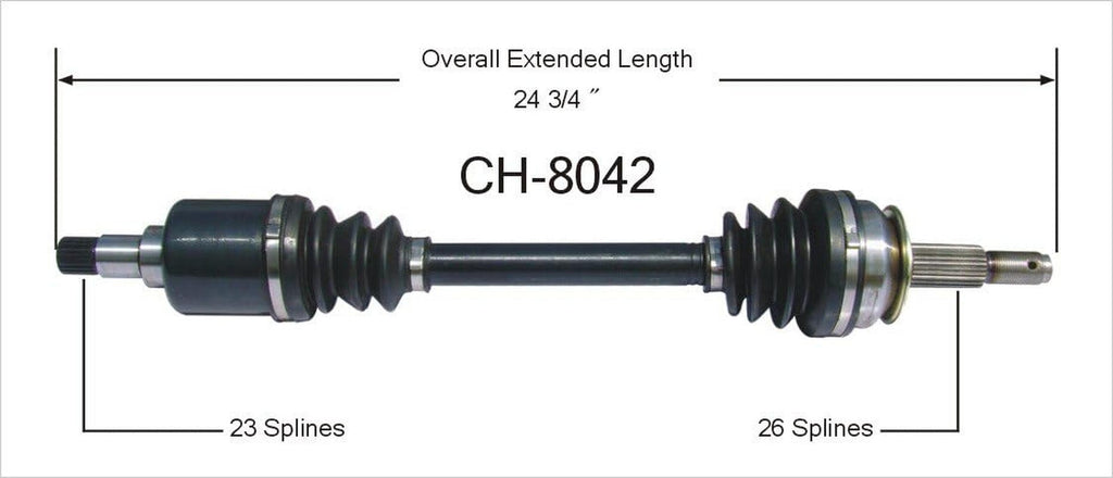 CH-8042 CV Axle Shaft