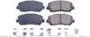 17-1640A, Z17 Front Ceramic Brake Pads with Hardware [Fits 2014-2021 Jeep Cherokee with Single Piston Front Caliper]