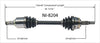 NI-8204 CV Axle Shaft