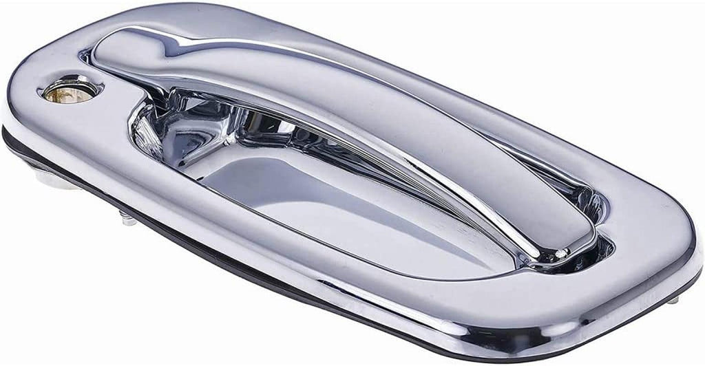 for Chevy Silverado 1500/2500 1999-2006 Exterior Door Handle Passenger Side | Front | Chrome | Plastic | Replacement for 15034986CH