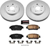 CRK5438 Coated Brake Rotor & Ceramic Brake Pads- Front