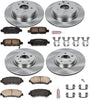KOE6075 Autospecialty Front and Rear Replacement Brake Kit-Oe Brake Rotors & Ceramic Brake Pads