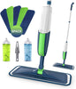 Spray Mops Microfiber Floor Mops for Floor Cleaning -  Wet Mops Dust Mop with 2 Refillable Bottle and 5 Mop Pads Wood Floor Cleaning Mop for Hardwood Laminate Vinyl Tiles Floors Cleaning