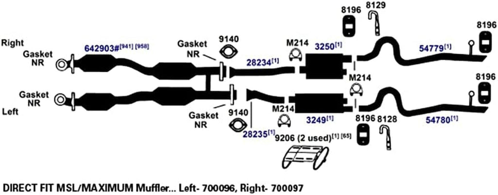 54780 Exhaust Tail Pipe
