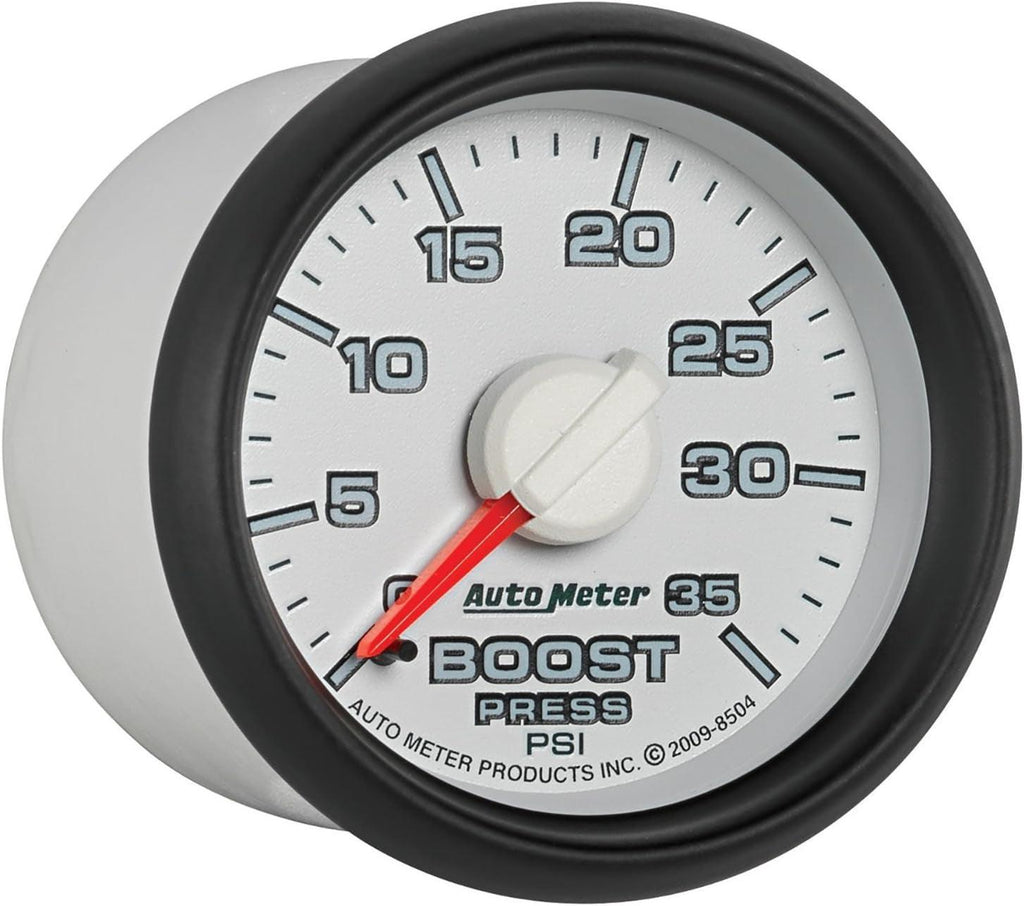 8504 Factory Match 2-1/16" 0-35 PSI Mechanical Boost Gauge for Dodge