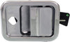 for Freightliner Columbia Exterior Door Handle Front, Driver Side Chrome (2000-2011) | with Key Hole| Trim: Base/120