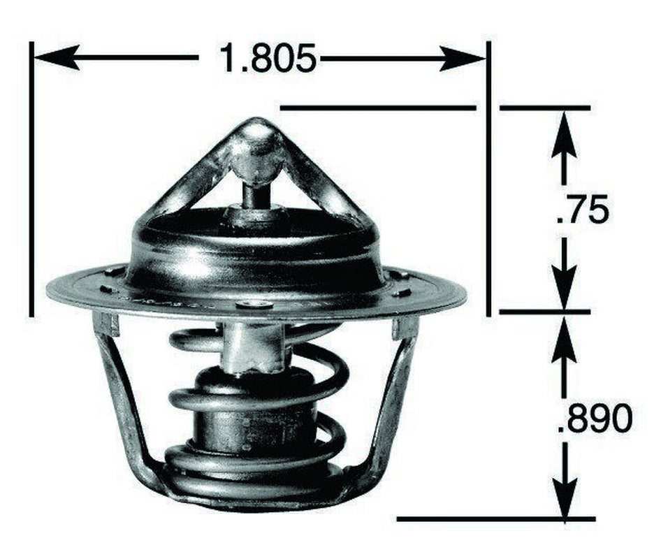 Engine Coolant Thermostat for Nitro, Wrangler, PT Cruiser, Sebring+More 33849