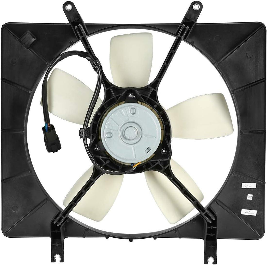 OEM-RF-0210 Factory Style Radiator Cooling Fan Assembly Cooling Efficiency Improved Direct Replacement [Compatible with 1998-2000 Amigo / 1998-2004 Rodeo / 2001-2003 Rodeo Sport]