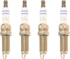 Premium Set of 4 Spark Plug Double Platinum for BMW 2.0 L4