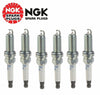 Set of 6 Ignition Spark Plugs NGK Laser Iridium Resistor for Nissan for Infiniti
