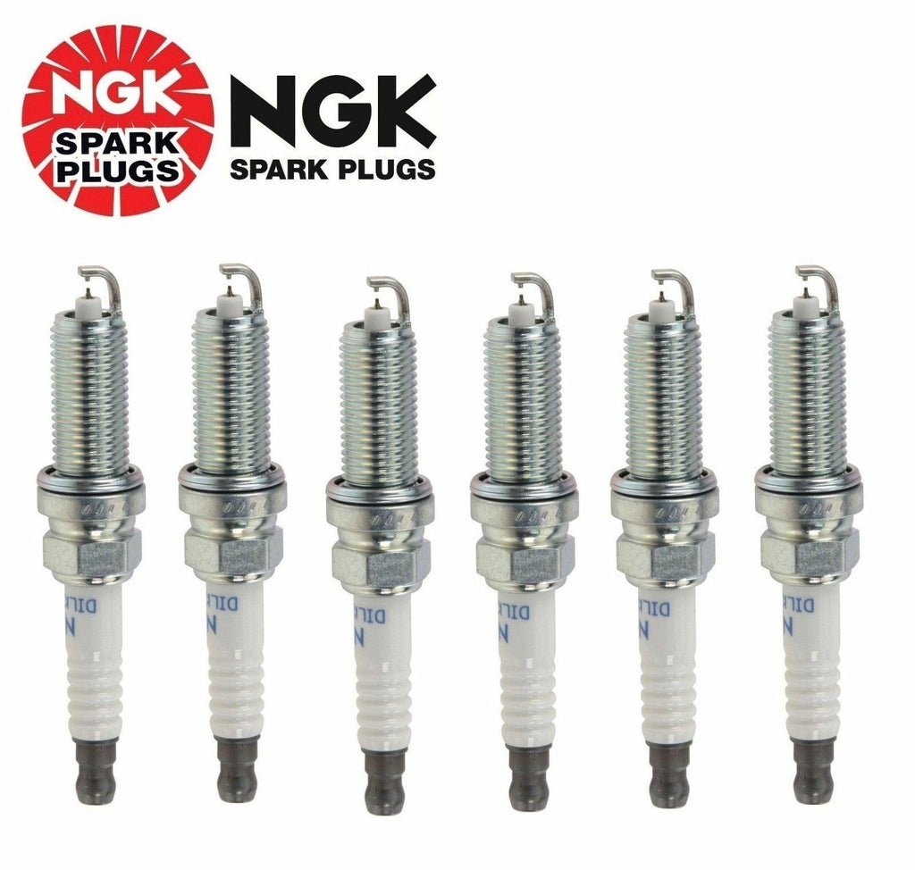 Set of 6 Ignition Spark Plugs NGK Laser Iridium Resistor for Nissan for Infiniti