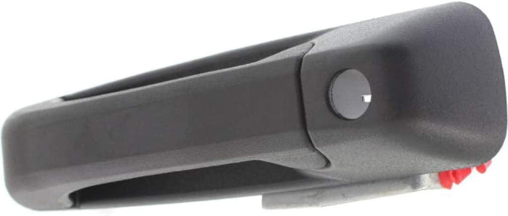 Compatible with Ram 1500 2011-2017 Exterior Door Handle Passenger Side Front, Textured Black | with Key Hole | Trim:All Submodels | CH1311164 | 55112382AD