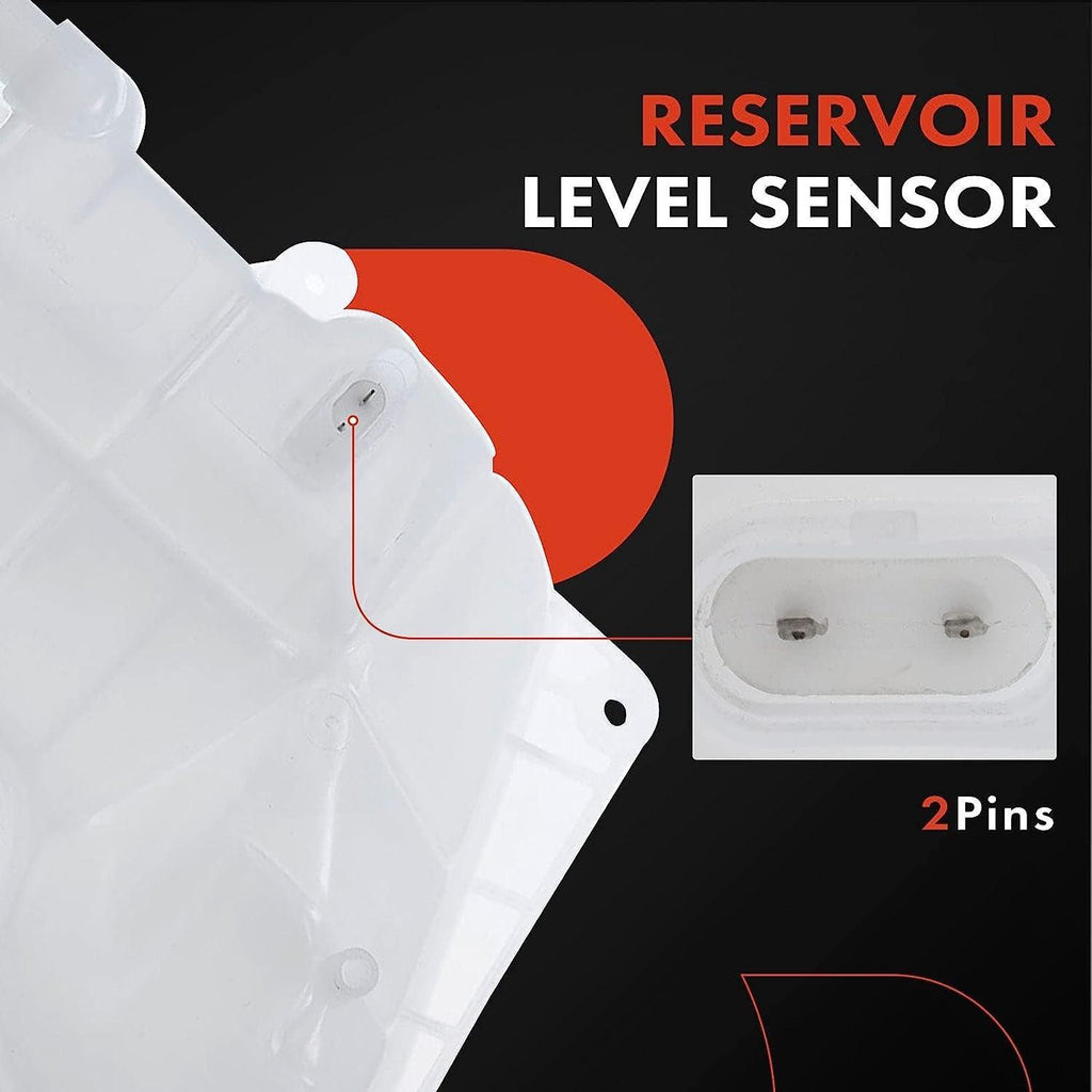A-Premium Engine Coolant Overflow Recovery Reservoir Tank [With Sensor] Compatible with Volkswagen Passat 1998-2005 & Audi A4 A4 Quattro A6 A6 Quattro 1998-2001, RS6 2003 2004, S4 2000-2002