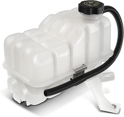 A-Premium Coolant Overflow Recovery Reservoir Tank [W/ Sensor & Cap] Compatible with Chevrolet Silverado 1500 2500 3500, Suburban, Tahoe & GMC Sierra, Yukon & Cadillac Escalade, for # 603-102, 1520394