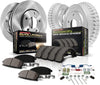 KOE15456DK Autospecialty Front and Rear Brake Kit-Oe Rotors/Drums & Ceramic Brake Pads