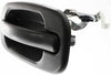 for GMC Sierra 2500 HD Door Handle 2001-2006 Exterior | Rear Driver Side | Texture/Black Finish | GM1520105 | 15721571