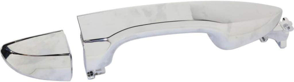 for Toyota Corolla Exterior Door Handle Front, Passenger Side Chrome (2014-2019) | with Key Hole| Trim: All Submodels